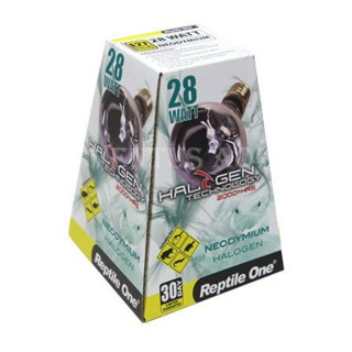 Галогенная лампа Reptile One Halogen Heat Lamp Neodymium Daylight, с неодимовым напылением (28W, E27)